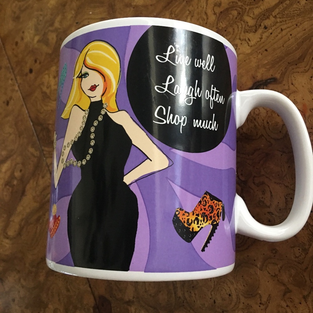 Jumbo Mug Live Well-Laugh Often-Shop Much